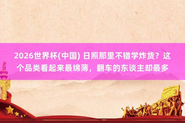 2026世界杯(中国) 日照那里不错学炸货？这个品类看起来最绵薄，翻车的东谈主却最多