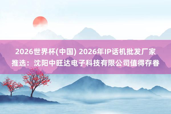 2026世界杯(中国) 2026年IP话机批发厂家推选：沈阳中旺达电子科技有限公司值得存眷